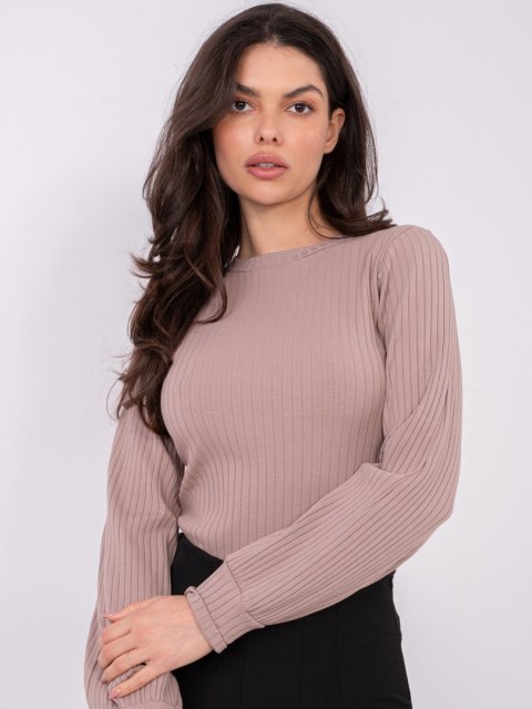 Bluzka-RV-BZ-A1052.00-ciemny bezowy