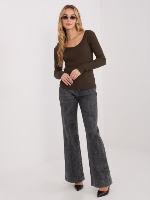 Bluzka-WT-BZ-A1076.15-ciemny brązowy