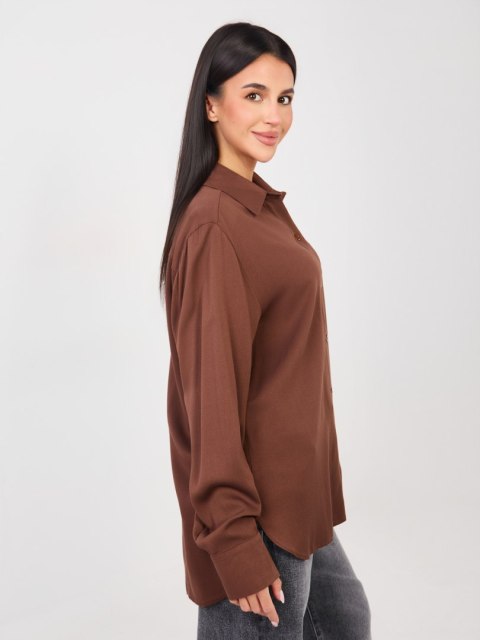 Koszula-LK-KS-510197.12P-brązowy