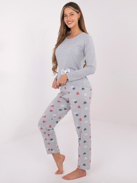 Piżama-DU-PI-FP-009.84-szary