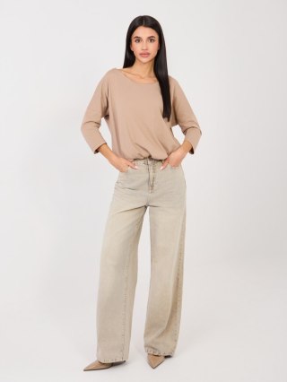 Bluzka-RV-BZ-A1091.16-ciemny bezowy