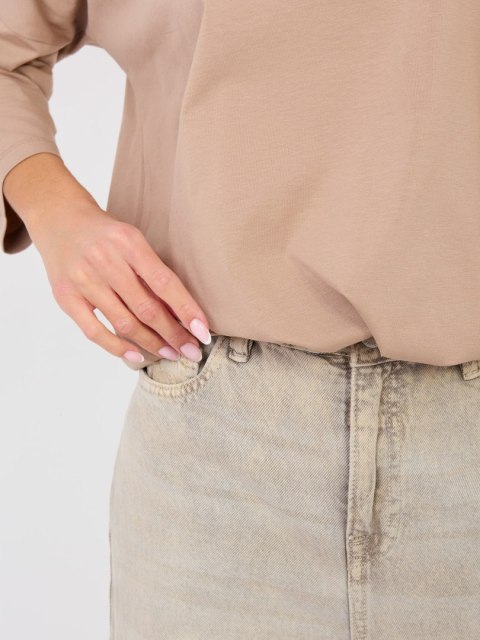 Bluzka-RV-BZ-A1091.16-ciemny bezowy