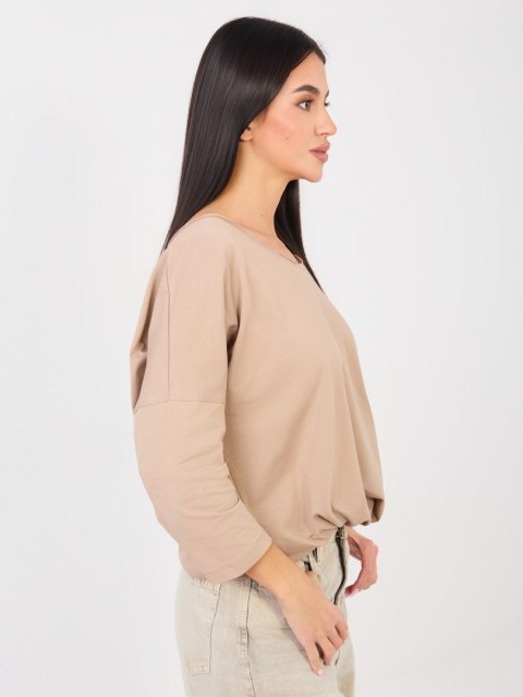 Bluzka-RV-BZ-A1091.16-ciemny bezowy
