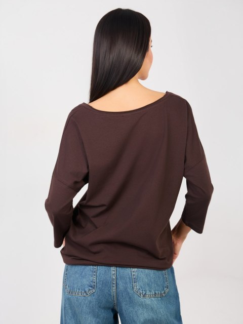 Bluzka-RV-BZ-A1091.16-ciemny brązowy