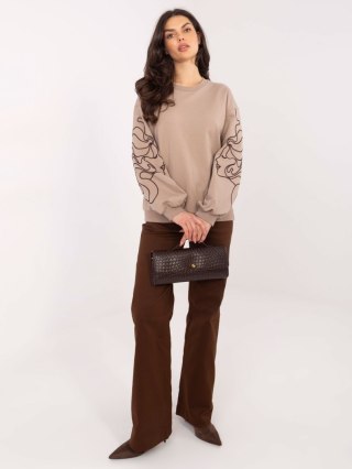 Bluzka-RV-BZ-A176.56-ciemny bezowy