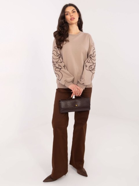 Bluzka-RV-BZ-A176.56-ciemny bezowy