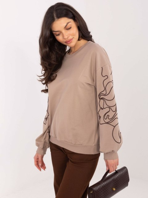 Bluzka-RV-BZ-A176.56-ciemny bezowy