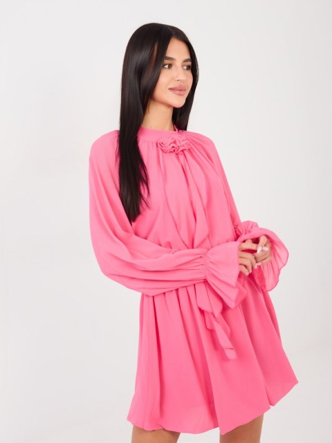 Sukienka-MI-SK-A1554.67-ciemny różowy