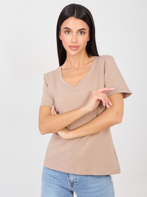 T-shirt-RV-TS-A1095.33-ciemny bezowy