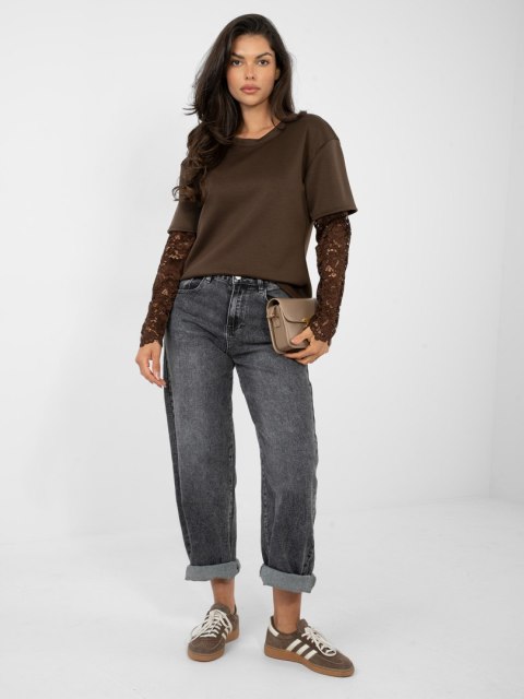 Bluzka-IT-BZ-22128.27-ciemny brązowy