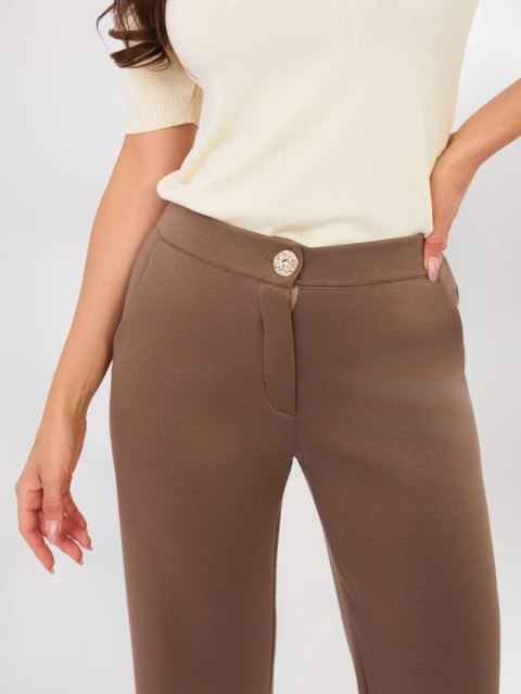 Spodnie-IT-SP-22209.15-ciemny bezowy