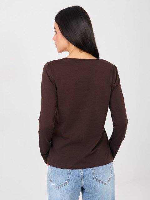 Bluzka-RV-BZ-A1093.77-ciemny brązowy
