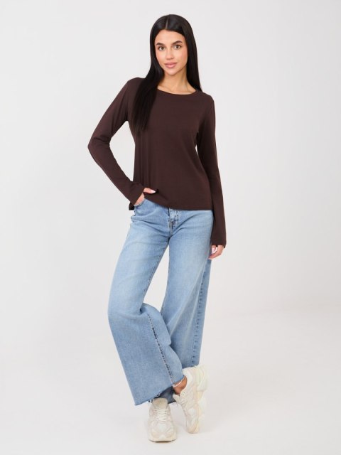 Bluzka-RV-BZ-A1093.77-ciemny brązowy