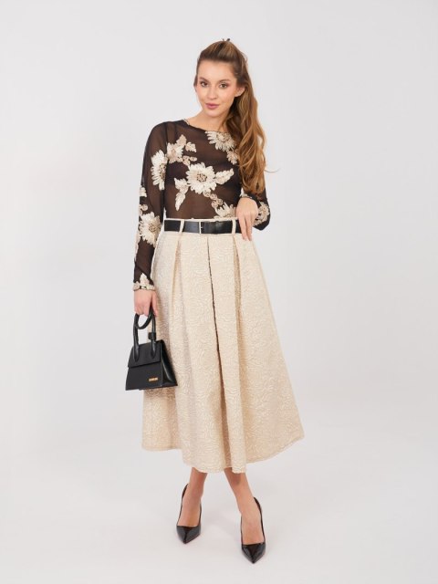 Spódnica-IT-SD-18760.69-beżowy