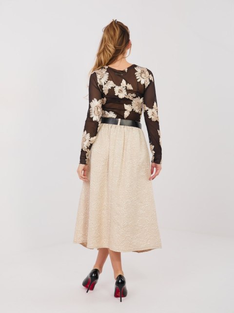 Spódnica-IT-SD-18760.69-beżowy