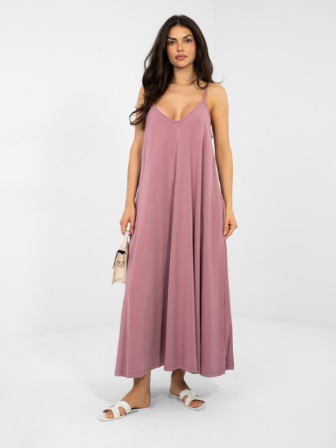 Sukienka-RV-SK-A1088.29-ciemny różowy