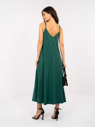 Sukienka-RV-SK-A1088.29-ciemny zielony