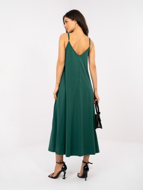 Sukienka-RV-SK-A1088.29-ciemny zielony