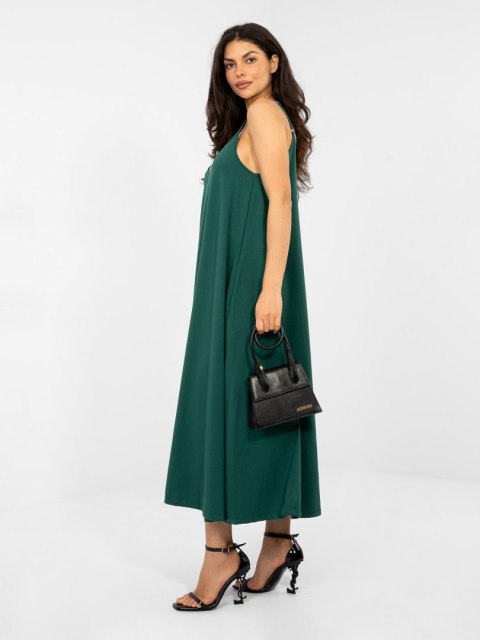Sukienka-RV-SK-A1088.29-ciemny zielony