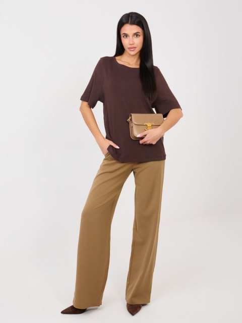 T-shirt-RV-TS-A1090.30-ciemny brązowy