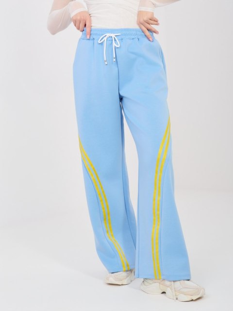 Spodnie dresowe-IT-DR-22168.66-jasny niebieski