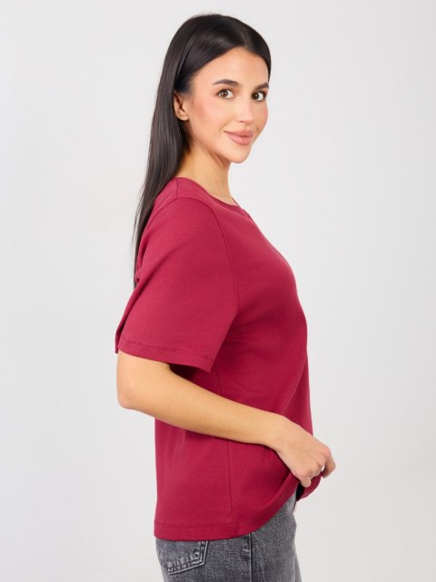 T-shirt-RV-TS-A1090.30-bordowy