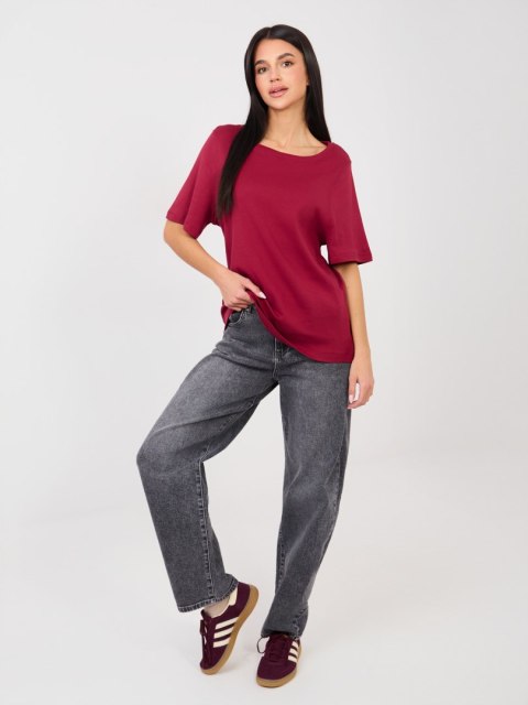 T-shirt-RV-TS-A1090.30-bordowy