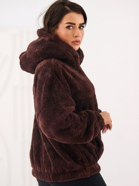 Bluza-CS-BL-BT1029.97P-ciemny brązowy