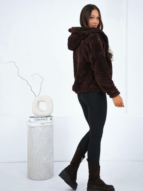 Bluza-CS-BL-BT1030.00P-ciemny brązowy