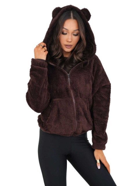 Bluza-CS-BL-BT1030.00P-ciemny brązowy