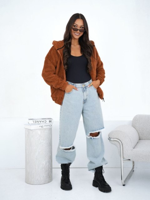 Bluza-CS-BL-BT1030.00P-jasny brązowy