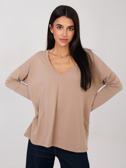 Bluzka-RV-BZ-A1092.47-ciemny bezowy