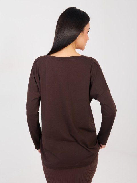 Bluzka-RV-BZ-A1092.47-ciemny brązowy