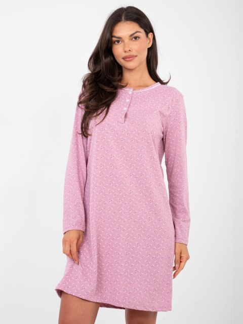 Koszula nocna-DU-KN-FP-105.36-ciemny różowy