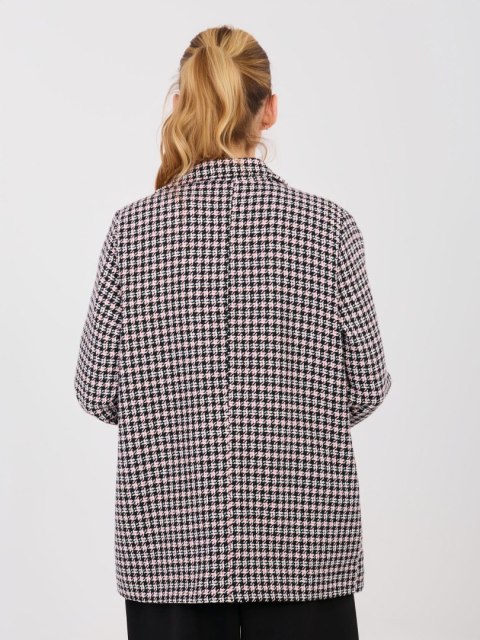 Marynarka-LK-MA-510149.93-czarno-różowy