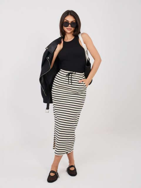 Spódnica-D12127M50254A-jasny beżowy