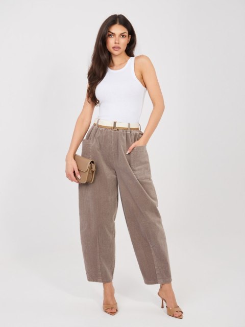 Spodnie-IT-SP-FL9665.78-ciemny bezowy