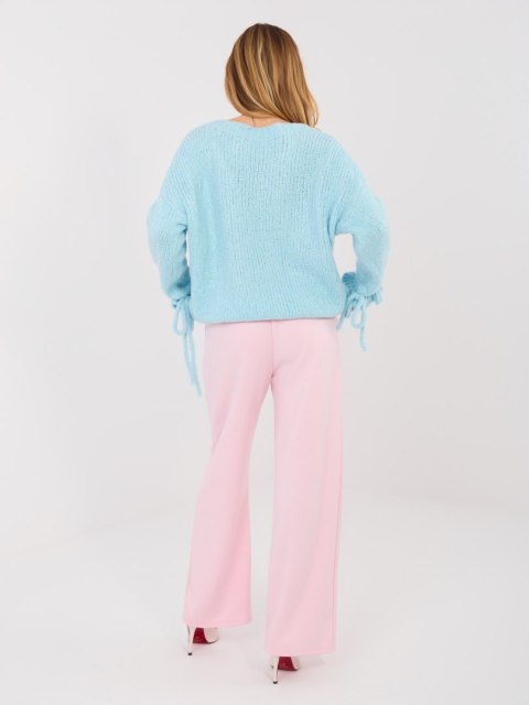 Spodnie-MI-SP-K104.14-jasny różowy