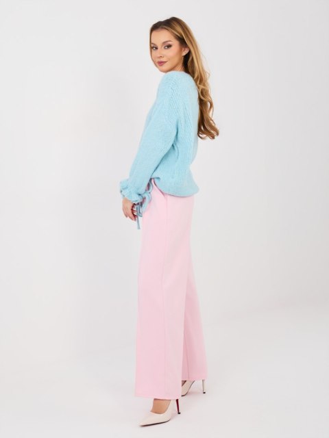 Spodnie-MI-SP-K104.14-jasny różowy