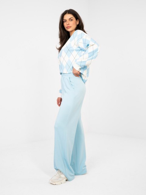 Spodnie dresowe-RV-DR-A1062.08-jasny niebieski