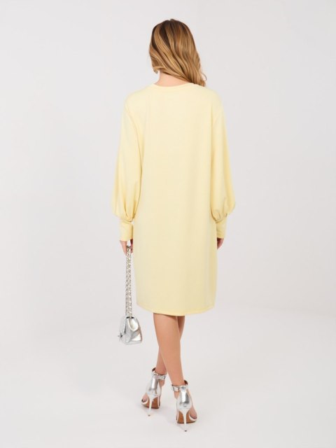 Sukienka-RV-SK-A1059.17-jasny żółty