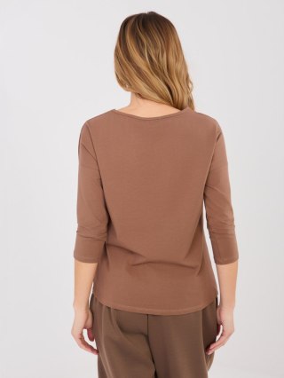 Bluzka-RV-BZ-4661.40P-jasny brązowy