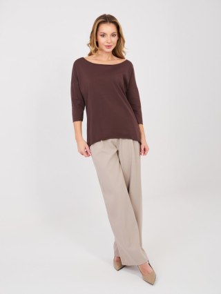 Bluzka-RV-BZ-A1187.36-ciemny brązowy