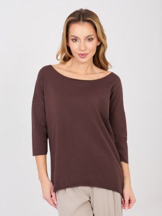 Bluzka-RV-BZ-A1187.36-ciemny brązowy