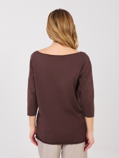 Bluzka-RV-BZ-A1187.36-ciemny brązowy