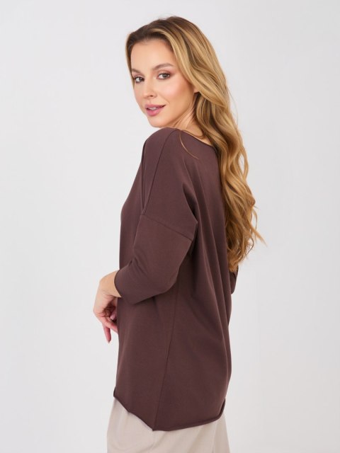 Bluzka-RV-BZ-A1187.36-ciemny brązowy
