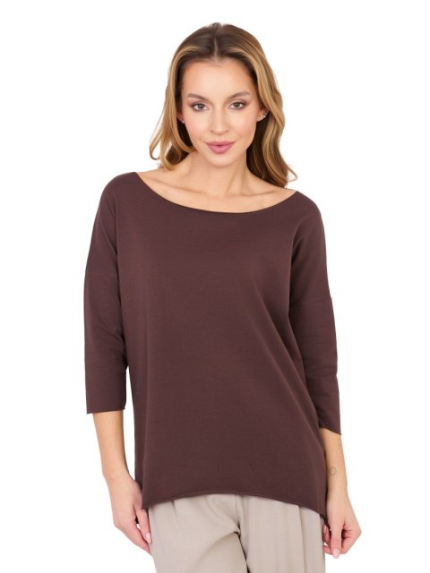 Bluzka-RV-BZ-A1187.36-ciemny brązowy