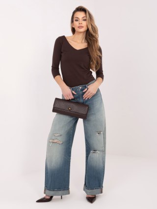 Bluzka-RV-BZ-A1190.16-ciemny brązowy