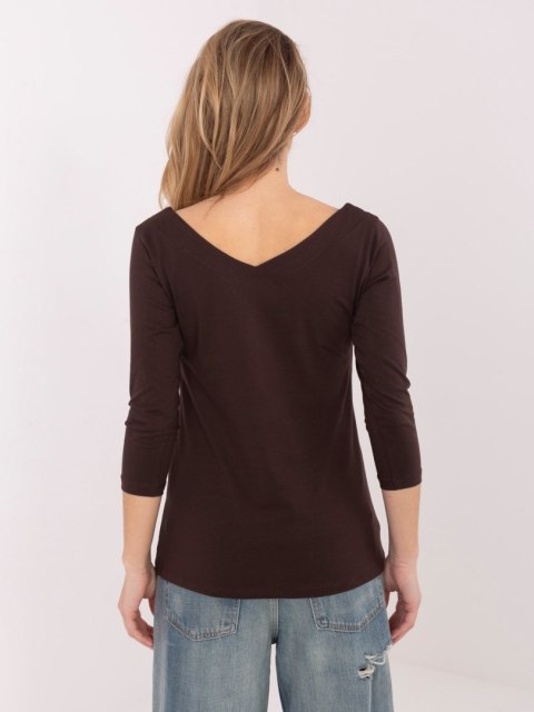 Bluzka-RV-BZ-A1190.16-ciemny brązowy