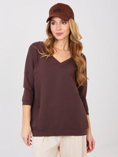 Bluzka-RV-BZ-A1192.71-ciemny brązowy